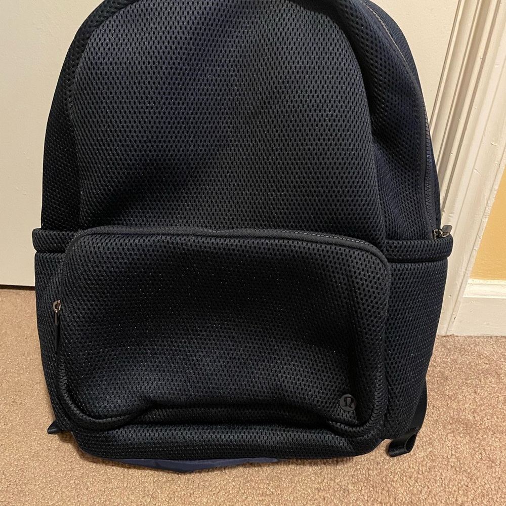 lululemon Navy Mesh Backpack